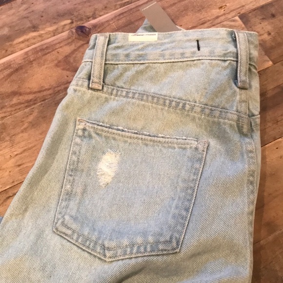 NWT Lovers + Friends Dylan Slouchy Denim Shorts - Picture 4 of 8